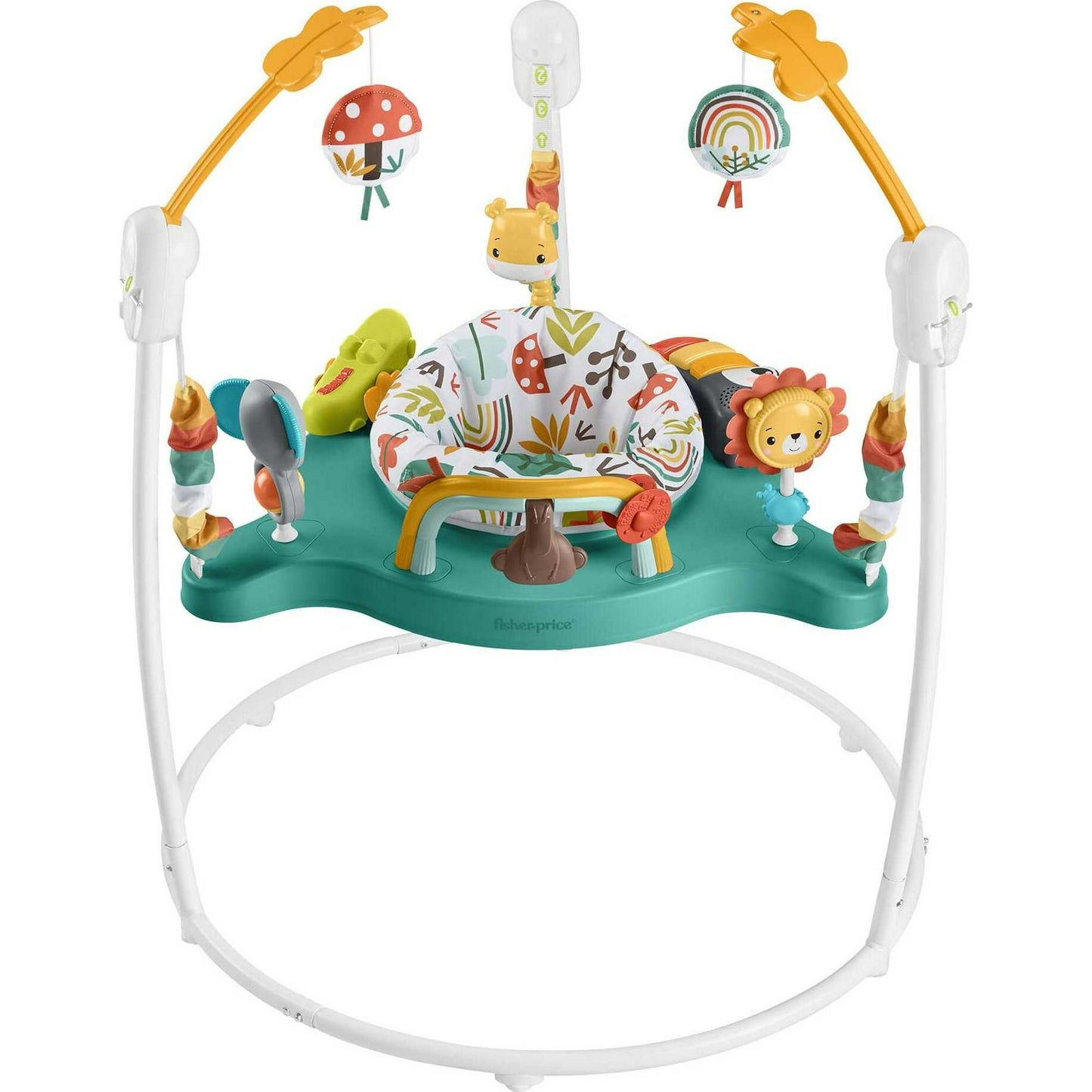 Fisher-Price Baby Bouncer Whimsical Forest Jumperoo Activity Center with Music and Lights, Unisex